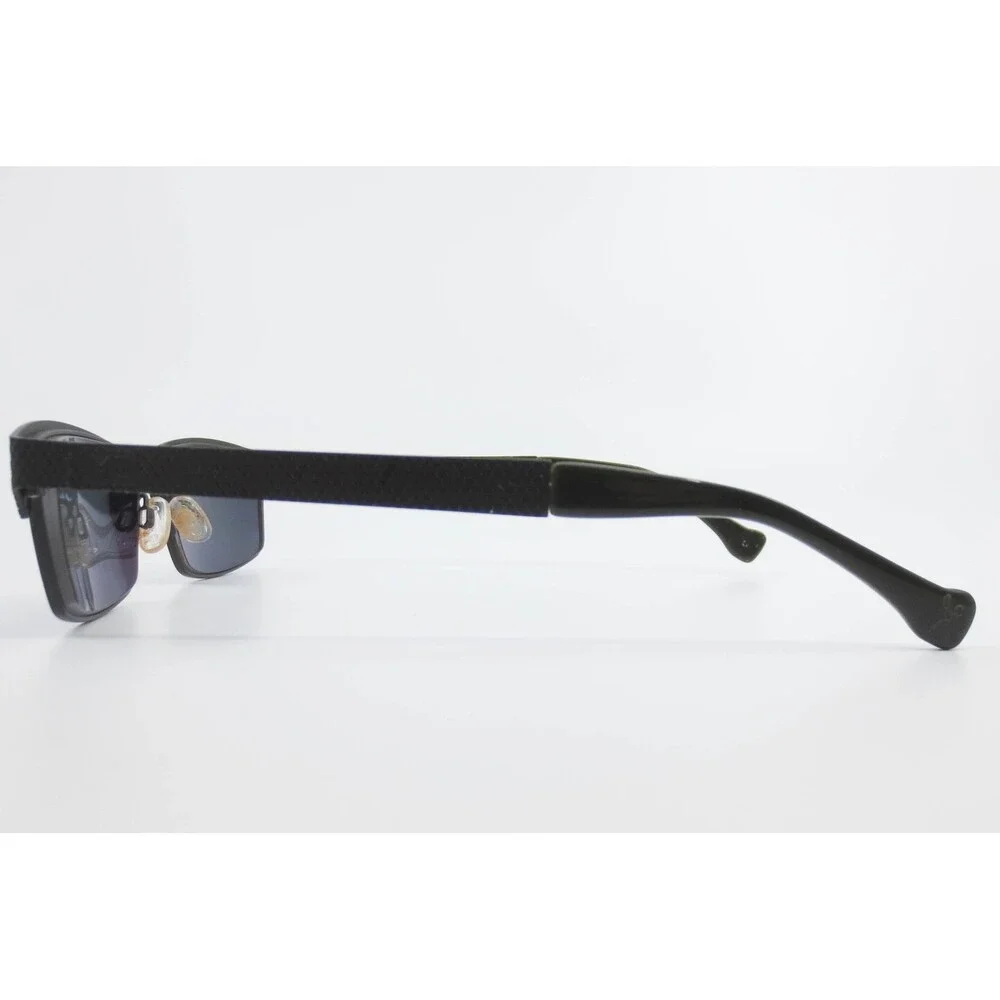 Marc Ecko Developer Sunglasses Matte Black Metal Rectangle Frame 54-16-140 CV